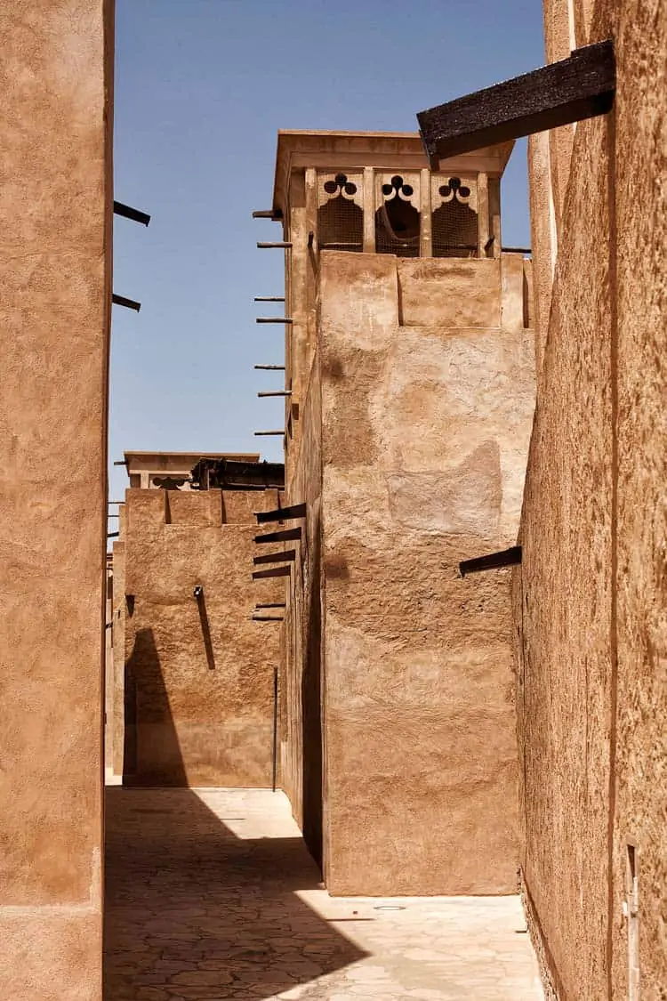 Badgirs em Bastakiya, Dubai