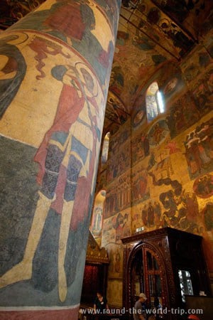 Frescos na catedral do Arcanjo Miguel