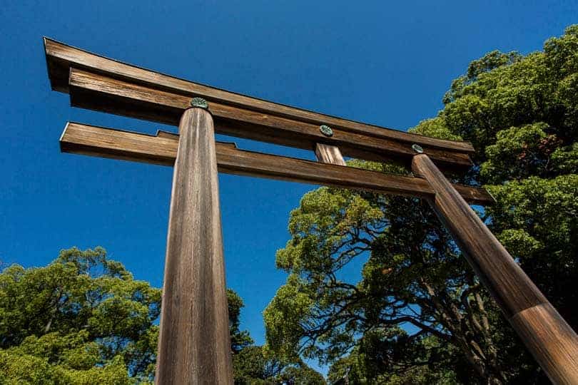 Tori de madeira, Tóquio