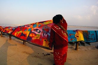 Cor no rio Ganges