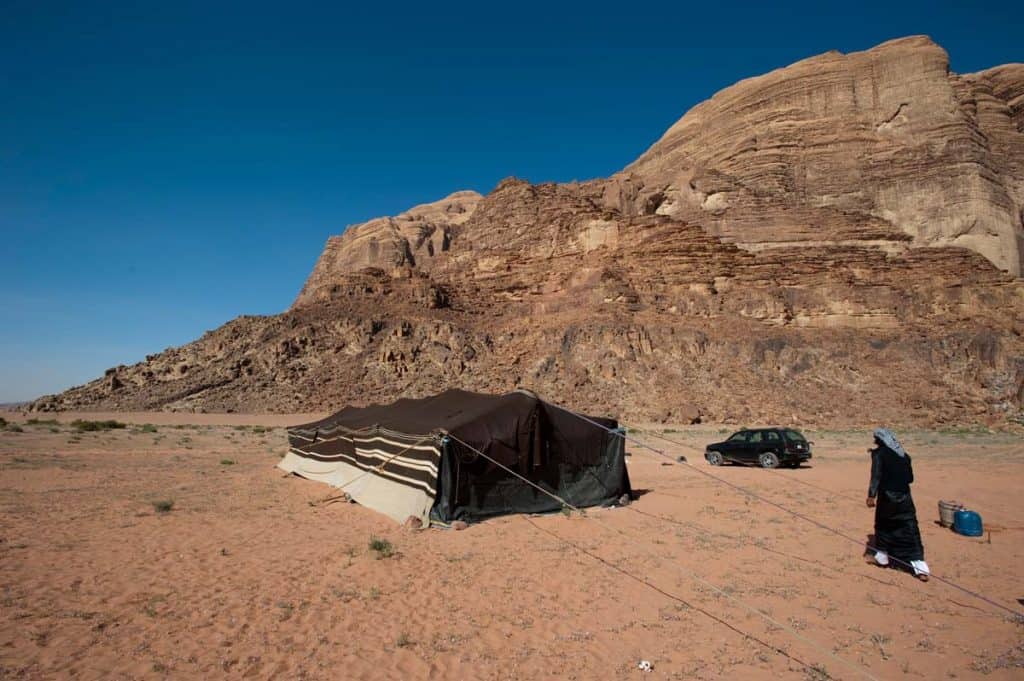 Acampamento em Wadi Rum, Jordânia