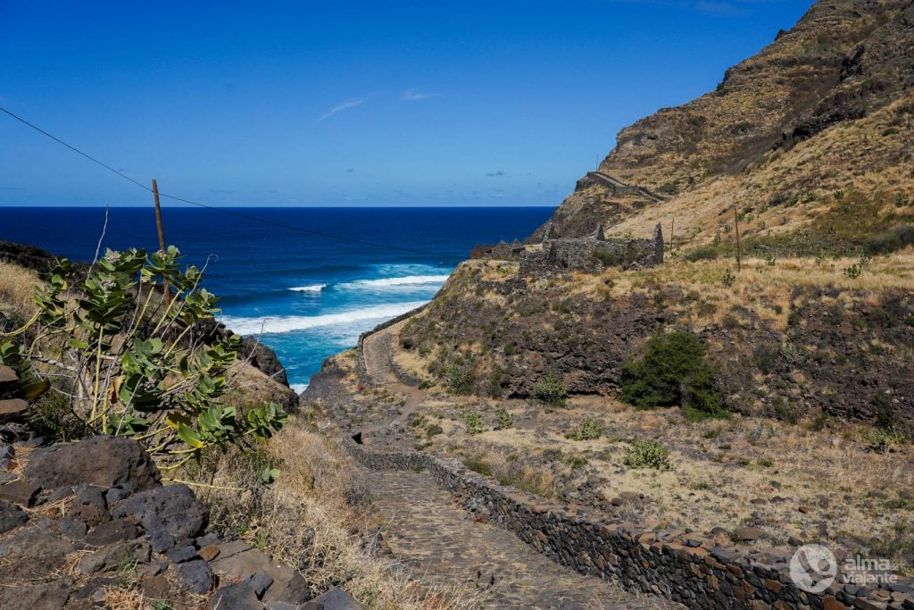 Aldeia abandonada em Santo Antão