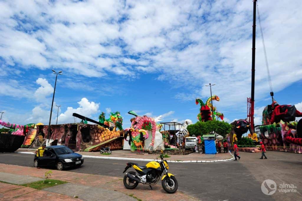 Zona exterior do Bumbódromo