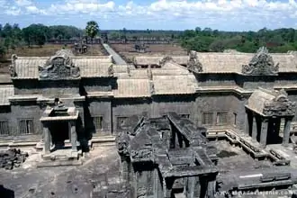 Vista de Angkor Wat, Camboja