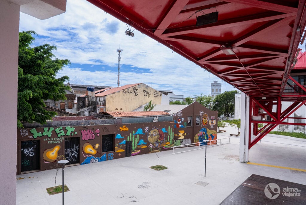 Arte urbana no bairro criativo do Dragão do Mar