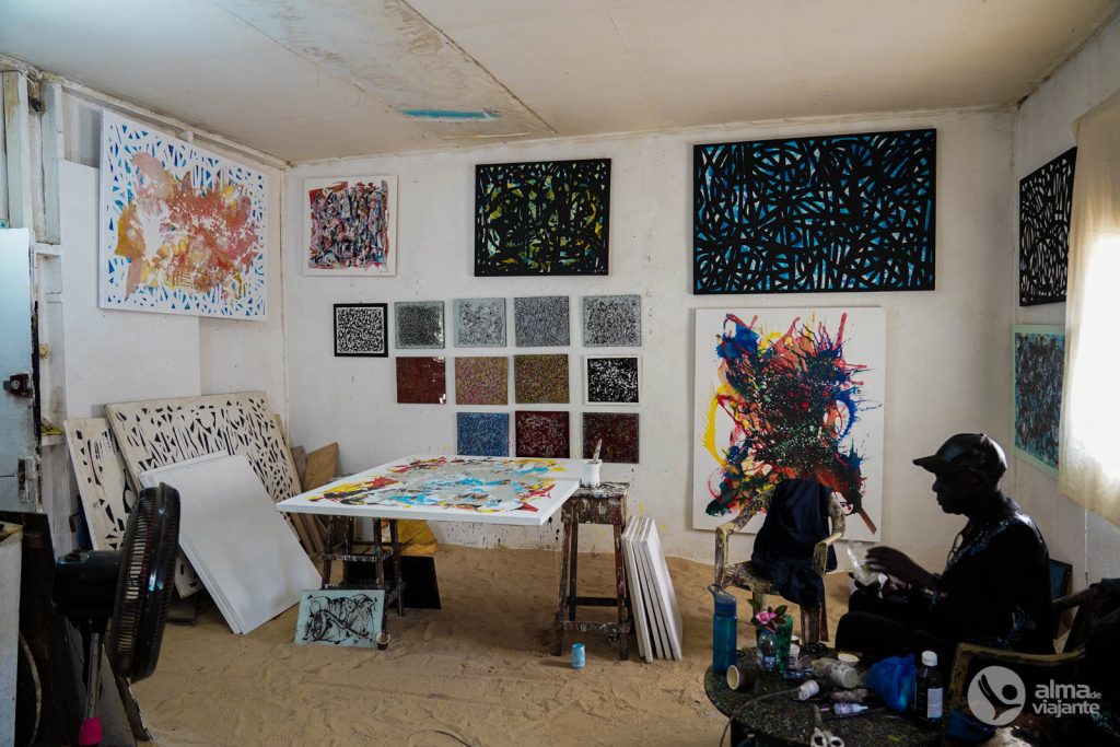 Pintor na Aldeia das Artes