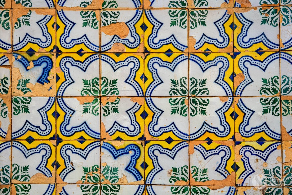 Azulejos portugueses em Alcântara
