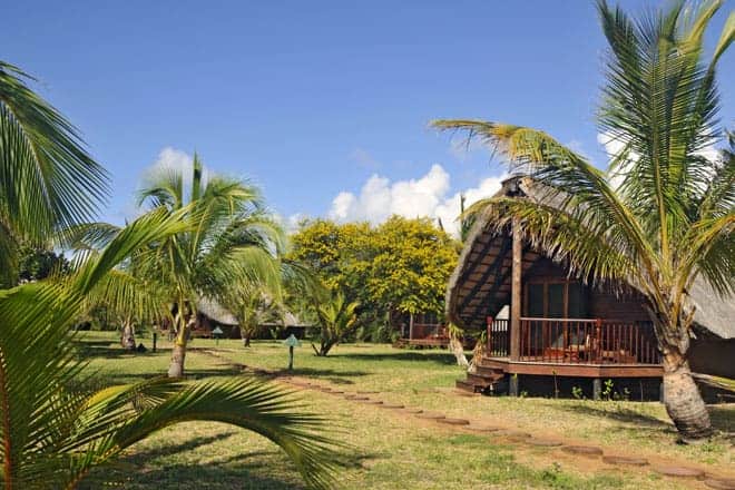 Bungalow no Zongoene Lodge, Moçambique