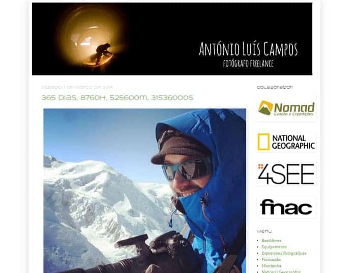 Blog do fotógrafo António Luís Campos