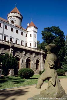Castelo de Konopiste, numa viagem à Boémia