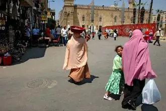 Praça Midan, no centro histórico do Cairo