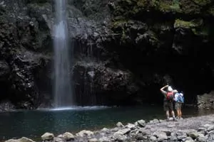 A levada do Caldeirão Verde, ilha da Madeira