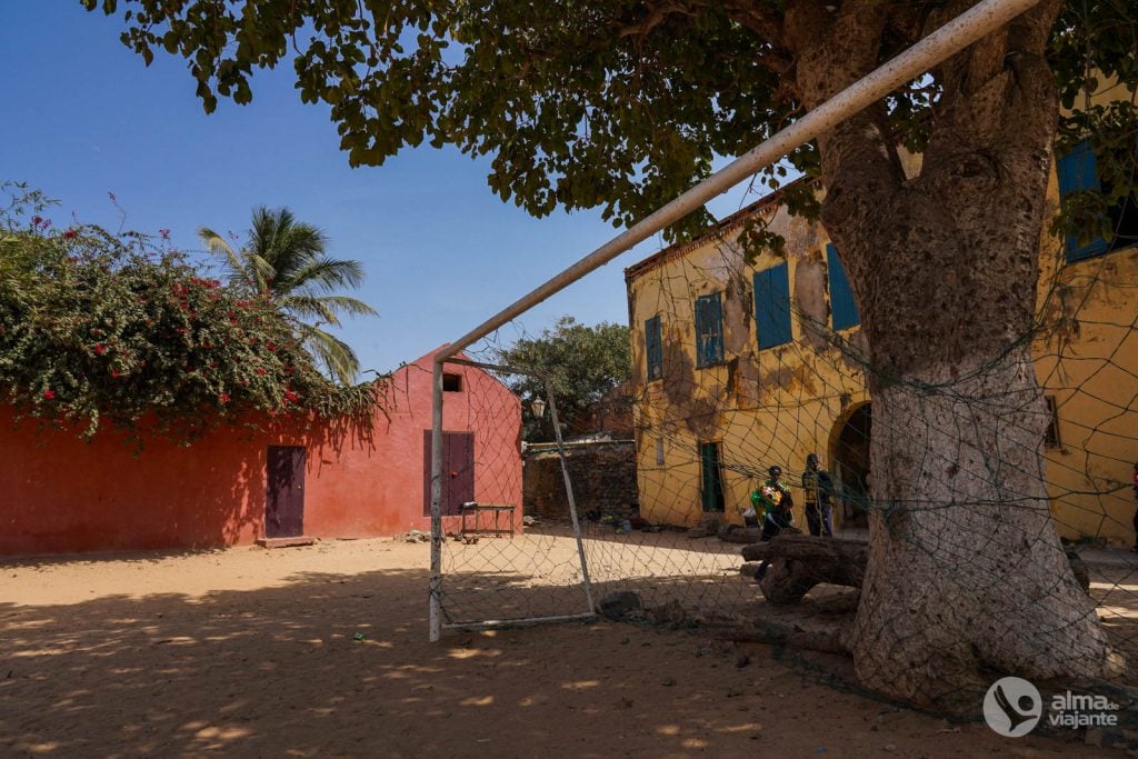 Praça central de Gorée