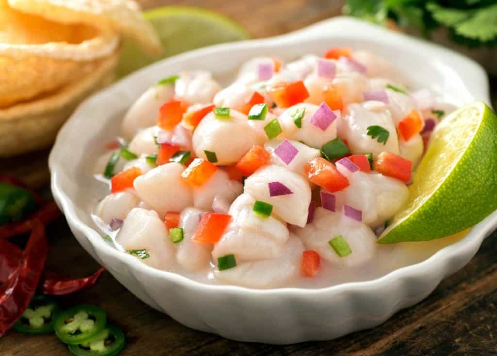 Ceviche de peixe