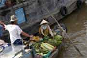 Mercado flutuante de Cai Rang, delta do Mekong