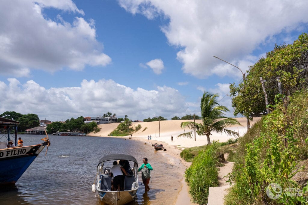Vista da famosa duna no coração de Barreirinhas
