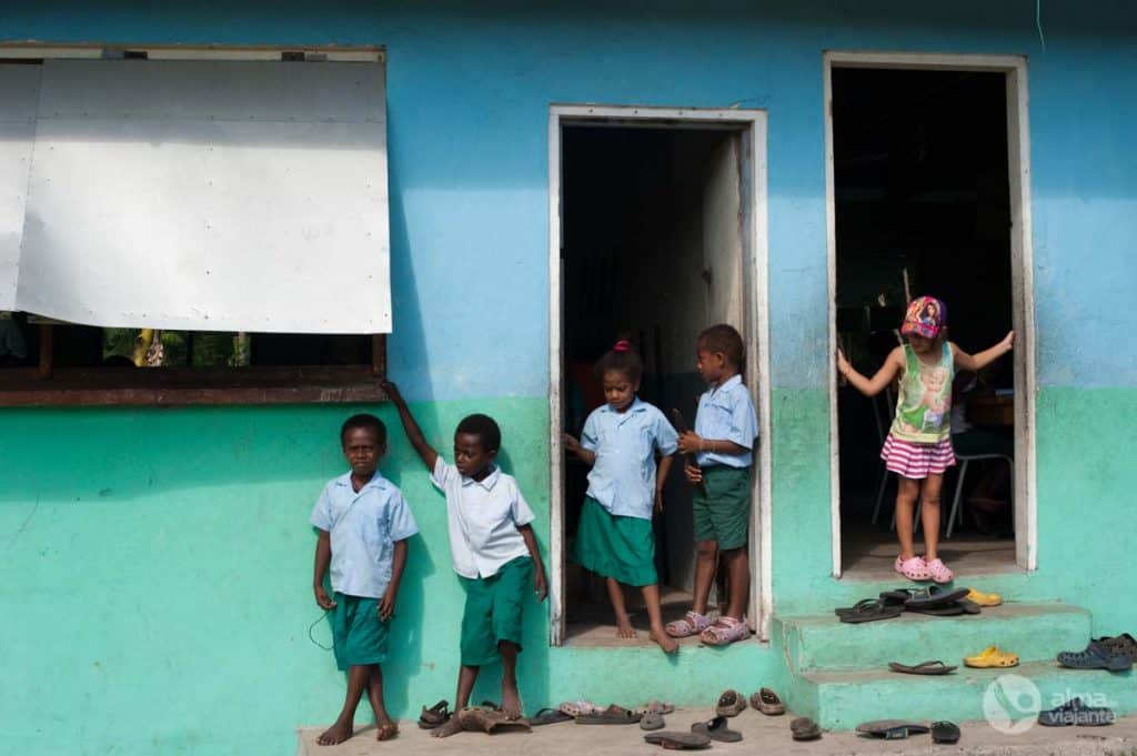 Escola Primária Amaro, ilha Lelepa