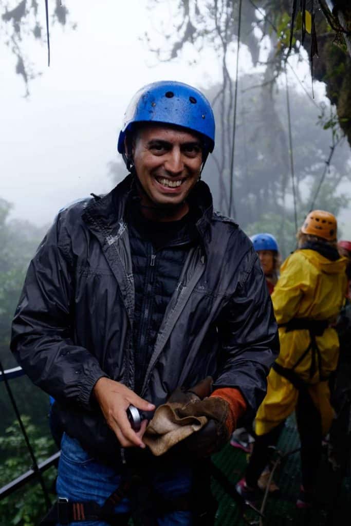 Ao fim do terceiro slide, estava já completamente relaxado e a aproveitar ao máximo o canopy