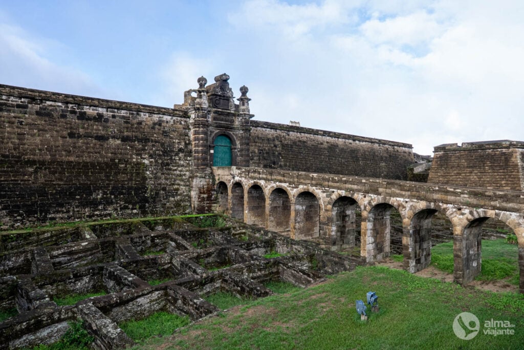 Fortaleza de São João Batista em Angra do Heroísmo, ilha Terceira
