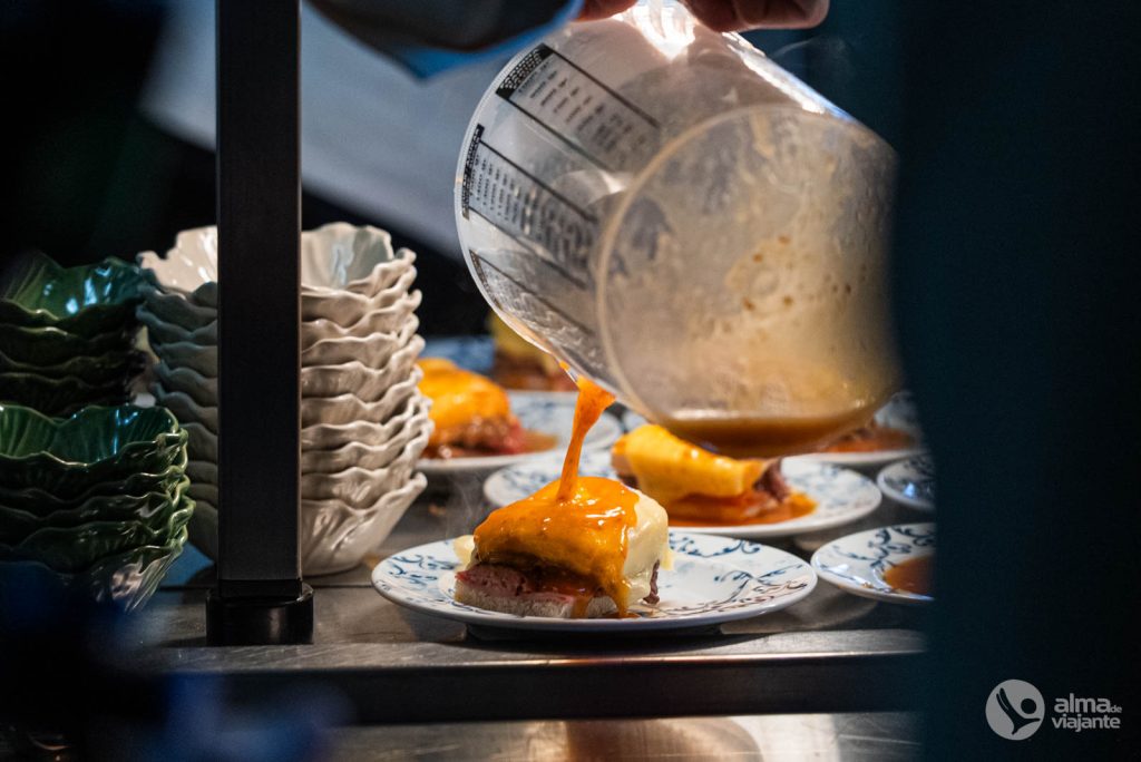 Mini-francesinha do chef Chakall