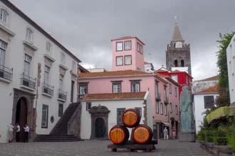 Centro do Funchal, principal cidade da ilha da Madeira