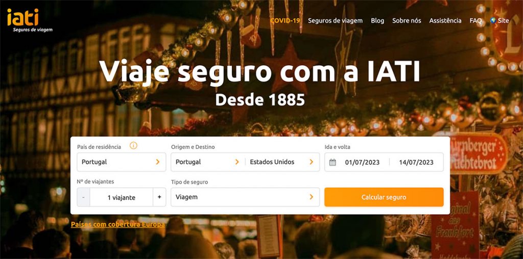 Seguros de viagem IATI