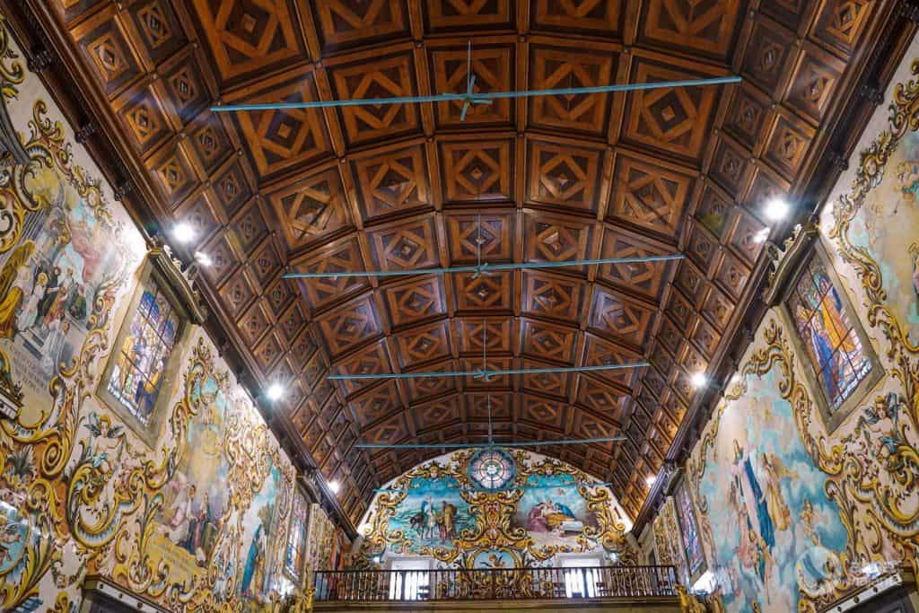 Tetos de madeira na Igreja de Válega