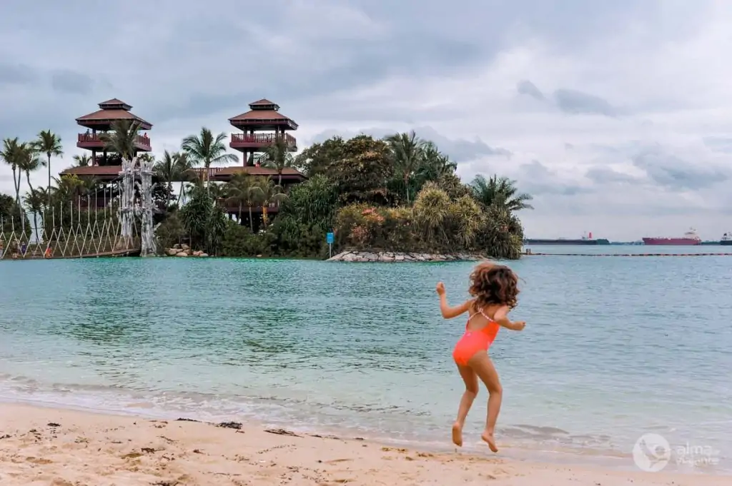 Praia Palawan, Sentosa