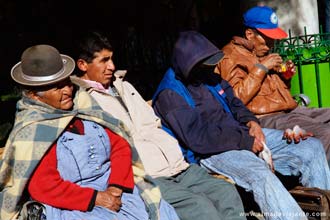 Bolivianos em La Paz