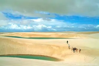 Dunas e lagoas - a magnífica paisagem do Parque Natural dos Lençóis Maranhenses, Brasil