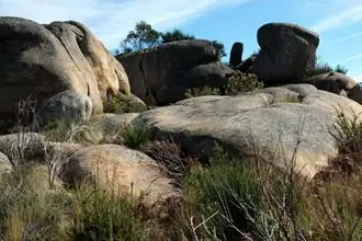 Fragas na serra de Leomil, região do Douro