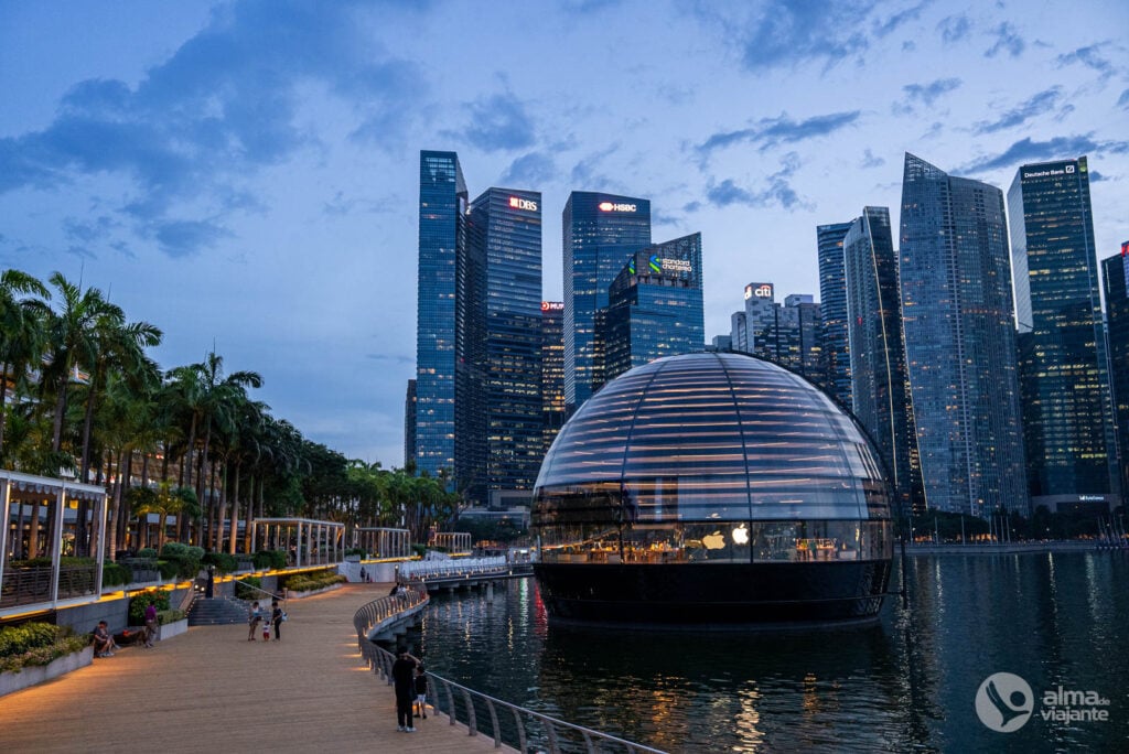 Marina Bay Sands, um dos ex-libris de Singapura