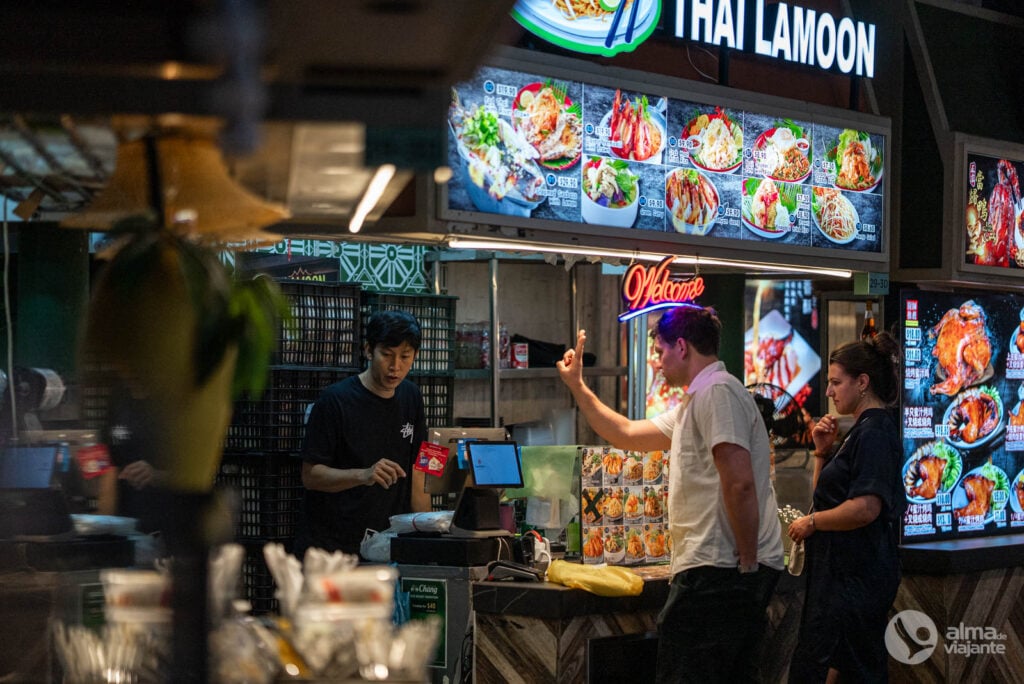 Onde comer em Singapura: mercado Lau Pa Sat