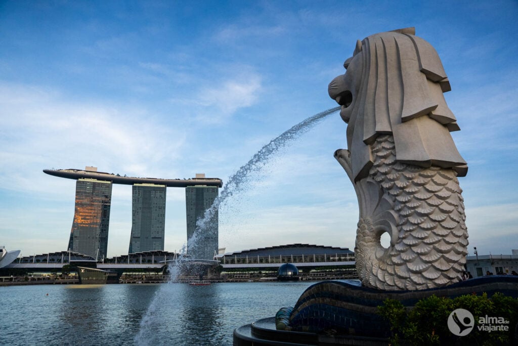 O que fazer em Singapura: estátua Merlion