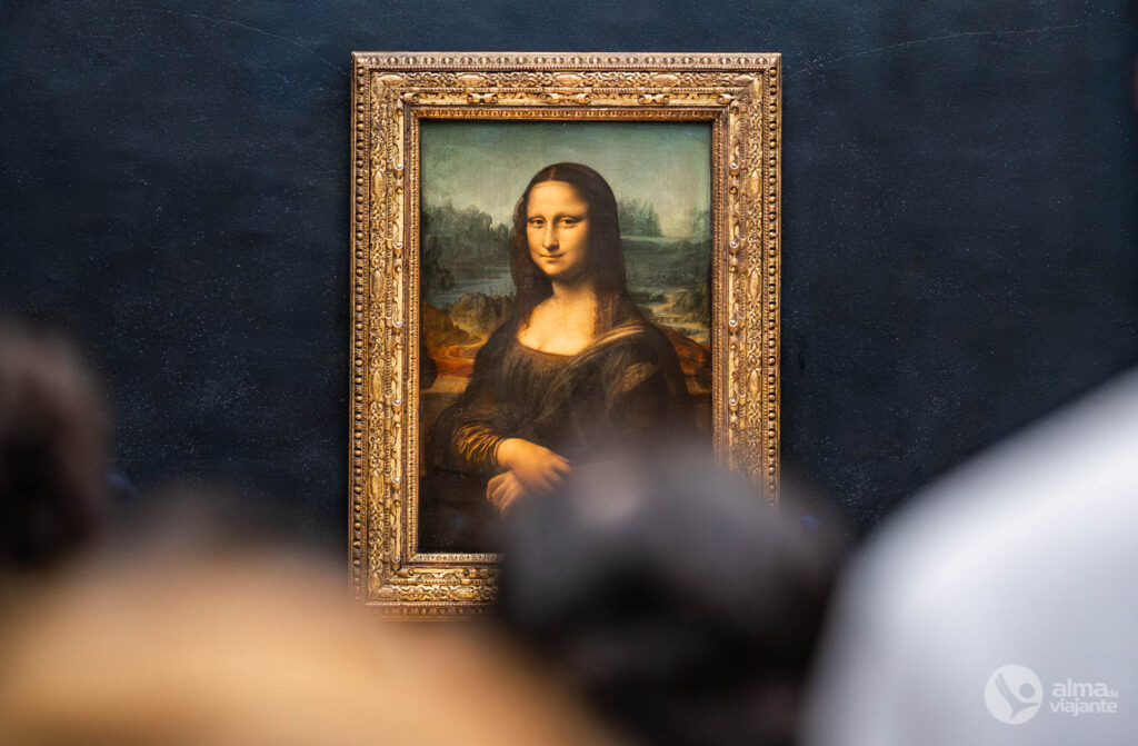 Mona Lisa, no Museu do Louvre