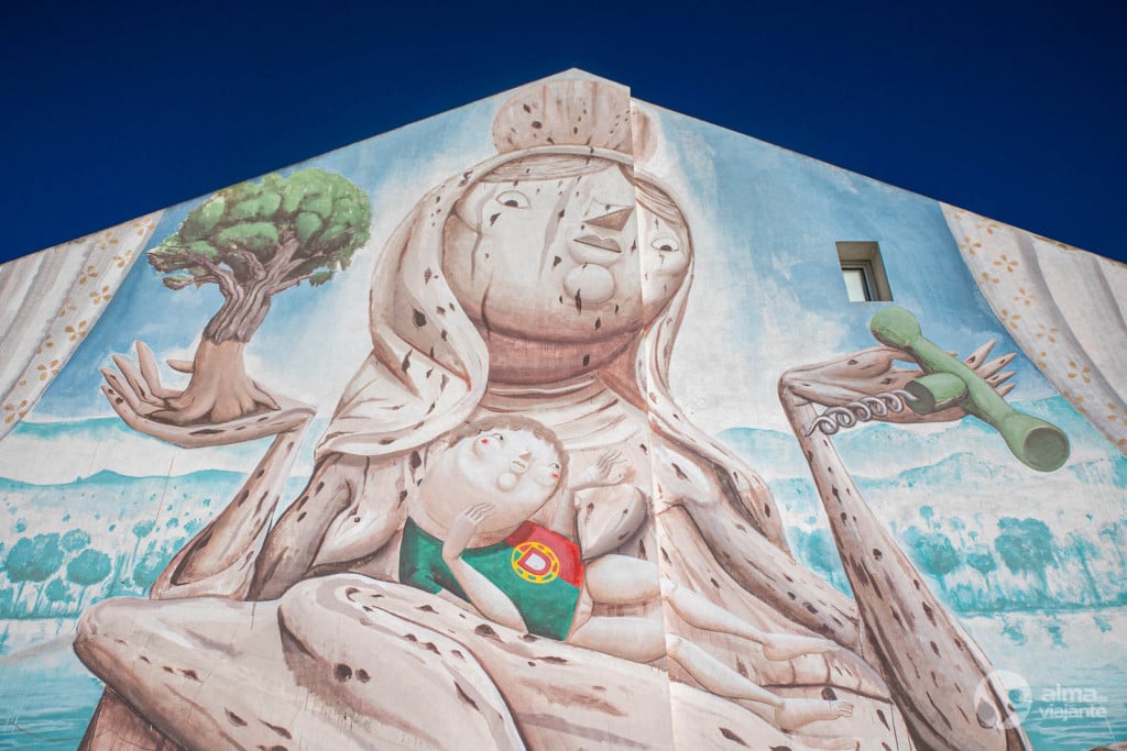 Mural em Ponte de Sor