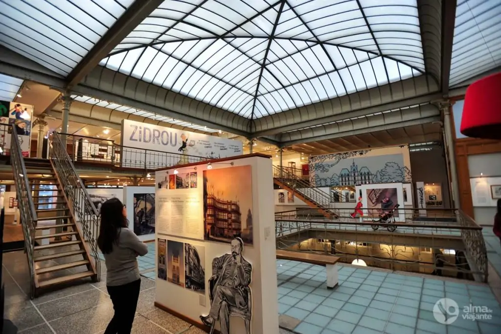 Vista do Museu da Banda Desenhada, Bruxelas