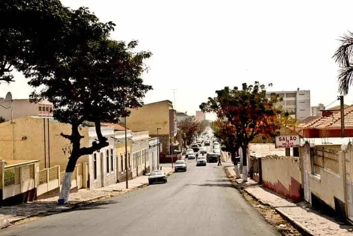 Ruas da cidade do Namibe