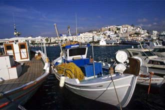 Porto da Khora, em Naxos