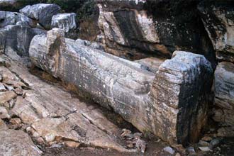 Os famosos Kouros de Naxos