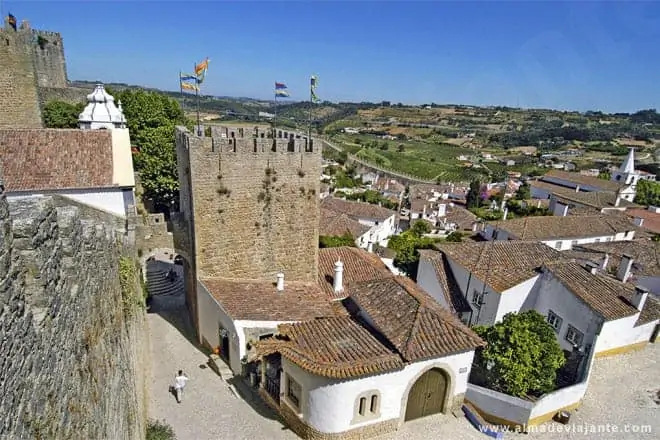 Vista aérea de Óbidos