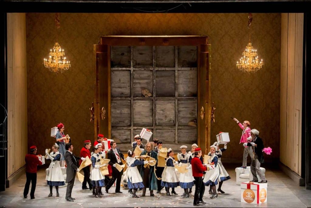 Ópera Don Pasquale no Teatro Donizzeti, Bérgamo