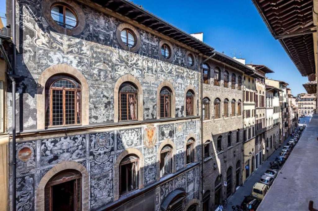 Fachada do hotel Palazzo Bianca Cappello, Florença
