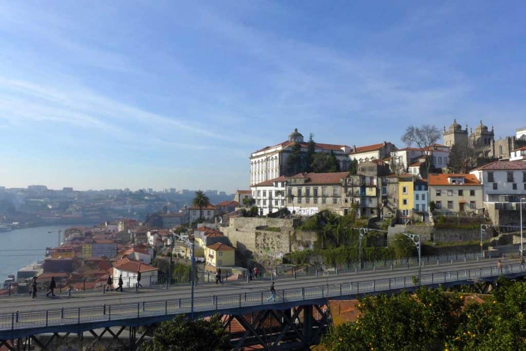 Ponte D. Luis I vista da muralha Fernandina