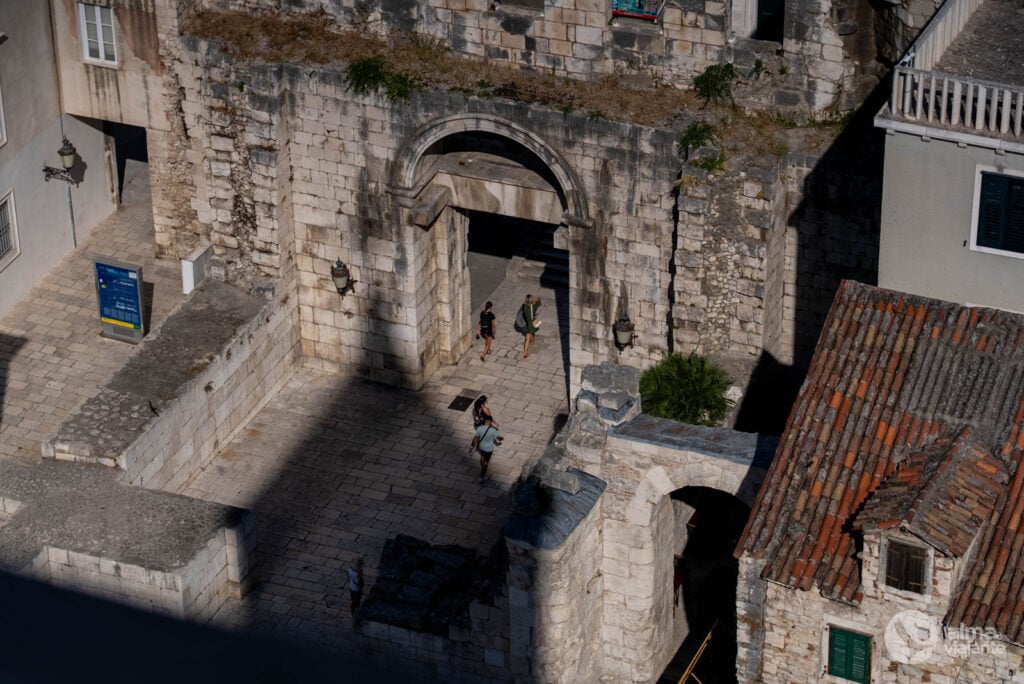 Porta de entrada em Split Croácia