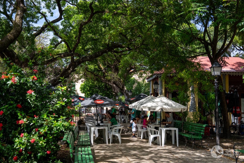 Esplanada do Café Passeio, na Praça dos Mártires, Fortaleza