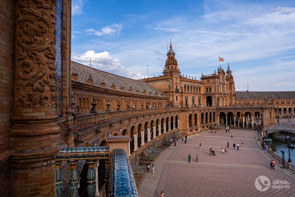 Sevilha o que visitar: Praça de Espanha