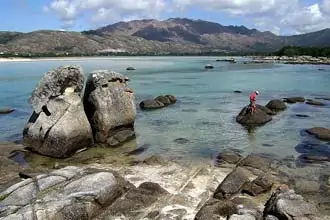 Praia Carnota, na Costa da morte