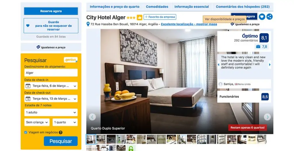 Reservar hotéis