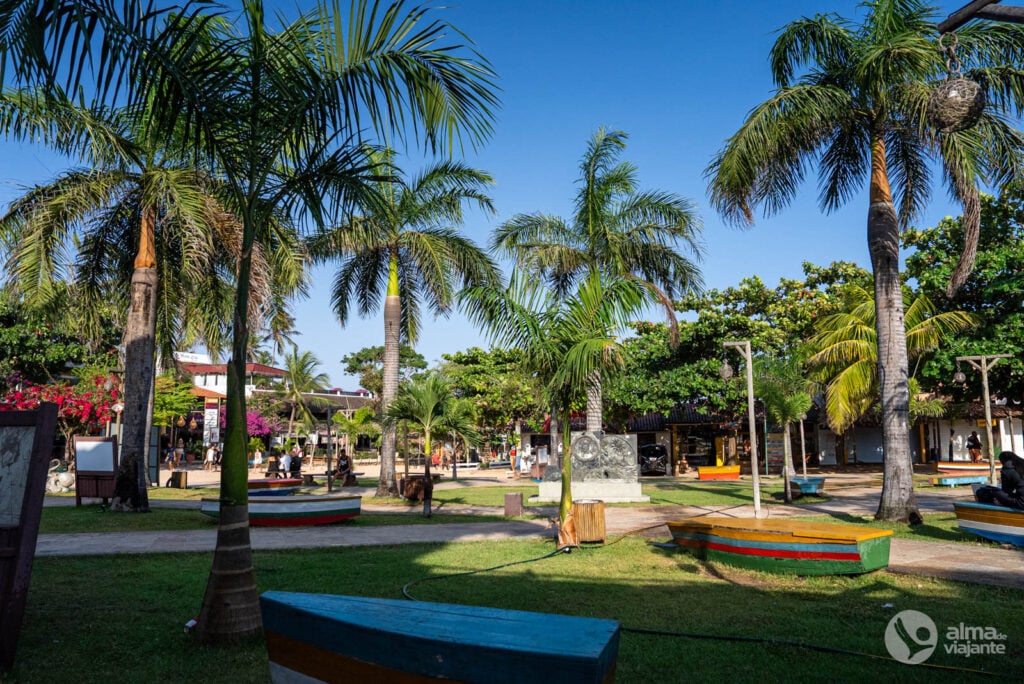 Praça na Rua Principal, Jericoacoara